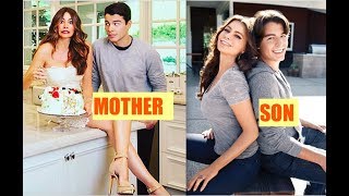 Sofia Vergara with super handsome son Manolo Gonzalez-Ripoll Vergara.
