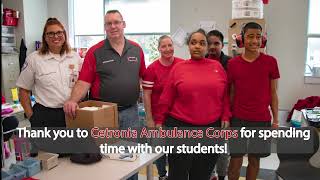 Ambulance Corps Visits an IU Classroom!