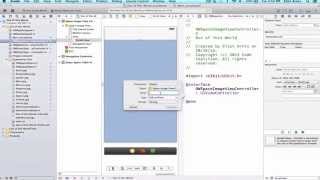 iOS Programming Tutorial - Configure Second View Controller in Storyboard in xCode - 3