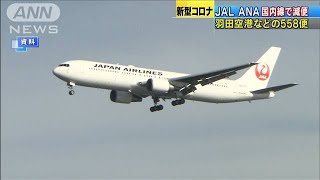 日本航空と全日空が6日から国内線558便を減便へ(20/03/04)