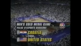 1992-08-08 Olympic Gold Medal Game Croatia vs Dream Team