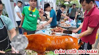 Khâu chuẩn bị đám cỗ 100 mâm của người nùng ở vùng cao lạng sơn