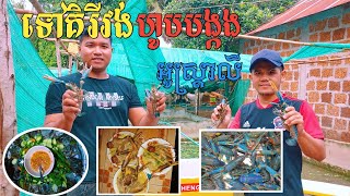 ញ៉ាំបង្កងអូស្រ្ដាលី នៅស្រុកគិរីវង់ ខេត្តតាកែវ | ឆ្ងាញ់ៗ