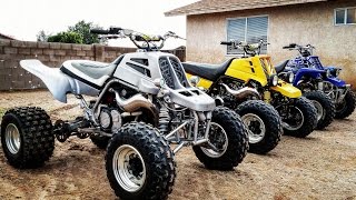 Banshee 350 walk around. (3 bikes)