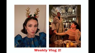 Weekly Vlog 2! Our holiday soirée, a visit home, and more Christmas shopping :)