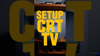 CRT TV Setup #retro #drifting