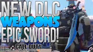 EPIC SWORD! "NEW DLC WEAPONS" in BLACK OPS 3 - BO3 "NEW WEAPONS" in "SUPPLY DROP" (Iron Jim & More)