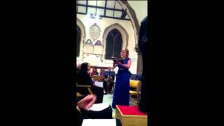 Fauré's Requiem - Pie Jesu sung by Katie Bilner 26/3/15