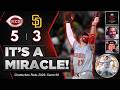 Cincinnati Reds BREAK the LOSING STREAK, beat San Diego Padres in EXTRA INNINGS | Breakdown Analysis