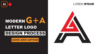 The Logo Design Process From Start To Finish | Learn How To Design Any letters In Grid Method Using