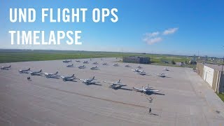 UND Aerospace Flight Operations Timelapse