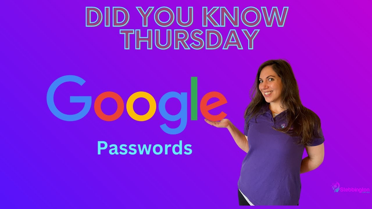 Did You Know - How To Retrieve Passwords Saved To Google - YouTube