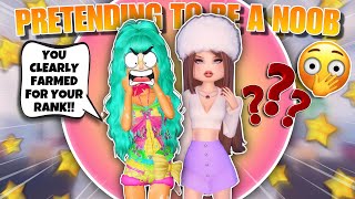 Pretending To Be A *NEW MODEL* In PRO Servers As A *TOP MODEL* In Dress To Impress!! (Roblox)