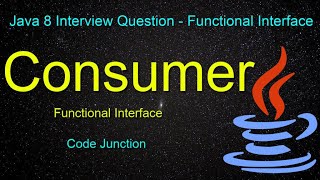 Consumer Functional Interface || Java 8 Interview Question