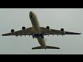 [FullHD] *Go Around* Etihad Airbus A340-500 landing at Geneva/GVA/LSGG