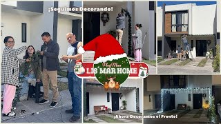 🌟✨¡Decoramos el Frente de la Casa! 🎄 Luces, Guirnaldas y Esferas llenaron de Magia nuestro Hogar ❤️🎁