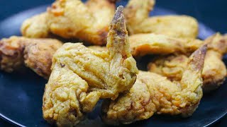 Crispy Chicken Wings#Howtomake homemadeKFChotchicken wings#ChickenWingsissodelicious#shorts