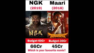 Maari vs NGK movie comparison #boxofficecollection #shorts