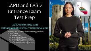 LAPD and Los Angeles Sheriff Deputy Entrance Exam Practice Test written Questions Study Guide 2025