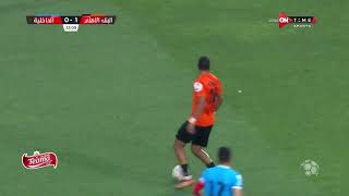 محمود قاعود يسجل الهدف الأول للبنك الأهلي فى مرمى الداخلية