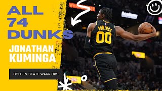 Jonathan Kuminga ALL 74 Dunks From 2021-22 NBA Regular Season | King of NBA