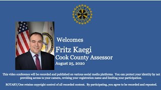 Fritz Kaegi, Cook County Assessor