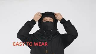 ROCKBROS Ski Mask Thermal Fleece Balaclava Ski Face Mask for Cold Weather Winter MenROCKBROS Ski...