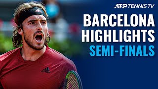 Tsitsipas vs Sinner; Nadal vs Carreno Busta | Barcelona Open 2021 Semi-Final Highlights