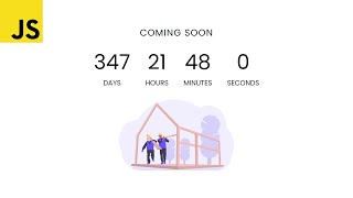 Build A Simple Countdown Timer with JavaScript | Coming Soon Page