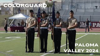 Paloma Valley 2024- Colorguard