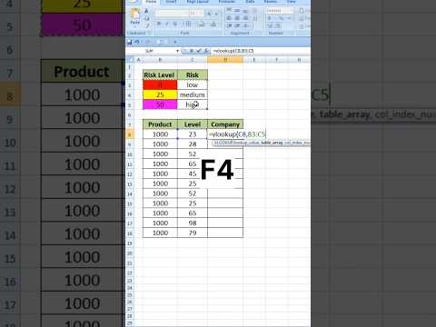 Cómo usar vlookup aproximado para mostrar resultados #excel #shorts #vlookup #formula