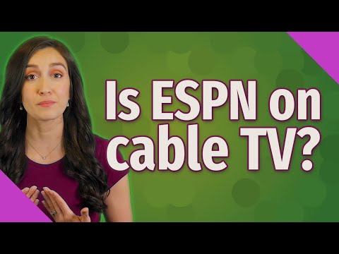 Is ESPN on cable TV?