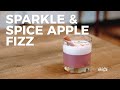 Healthy Recipes: Sparkle & Spice Apple Fizz Mocktail