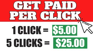 Earn $5.00 Per Click From Your Phone (No Experience)! | How to Make Money Online
