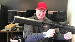 Unboxing Silencerco Salvo 12 Gauge suppressor, 8 inch rod kit, and installed on Black Aces Bullpup!!