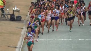 群馬県中学校駅伝2015（女子）スタート～第2中継所