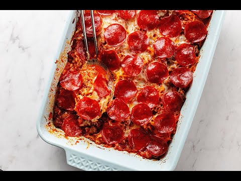 Spaghetti, pumpkin and ground beef casserole recipe