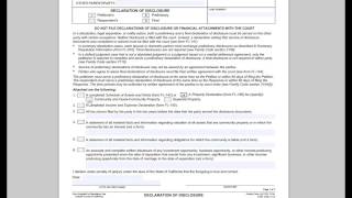 FL-140: Declaration of Disclosure
