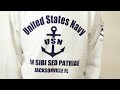 （12ozスウェット） u.s. navy fl jeansbug original クルーネックスウェット ネイビー ミリタリープリントトレーナー アメリカ海軍 米軍 usn sw12 fl