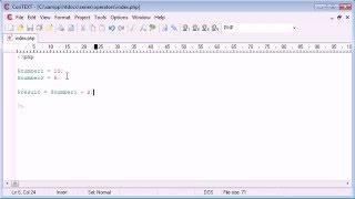Beginner PHP Tutorial - 19 - Assignment Operators