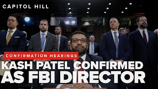 Senate confirms Kash Patel as FBI director