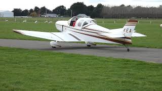 Feilding Aerodrome - Falconar F-11 ZK-KEA Taxiing - 16/5/2021