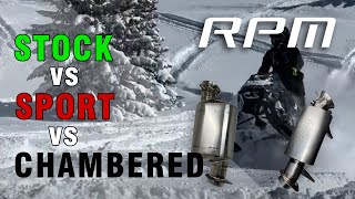 Turbo Ski-Doo 850 Muffler Comparison! Titanium Q-Muf VS the RPM Sport Muffler