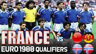 FRANCE Euro 1988 Qualification All Matches Highlights | Road to West Germany