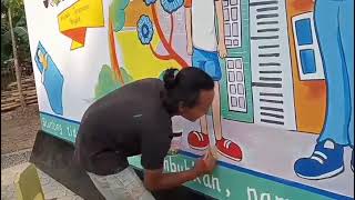 Sosialisasi Sadar Stunting dengan media Mural