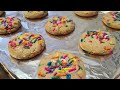 confetti cookies sprinkle sugar cookies bakery style sprinkles sugar cookies recipe