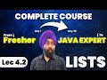 4.2 Lists in Java (ArrayList, LinkedList)