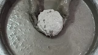 Soft Gritty Sand Cement Dipping+Crumbling in💦+Dry on Paste+Pouring \u0026 Paste Mixing/Playing ASMR