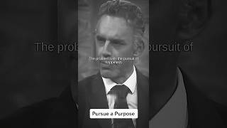 Pursue a purpose - Jordan Peterson