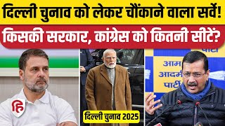 Delhi Election 2025: पहले सर्वे में खुलासा, दिल्ली में किसका पलड़ा भारी | AAP | Congress